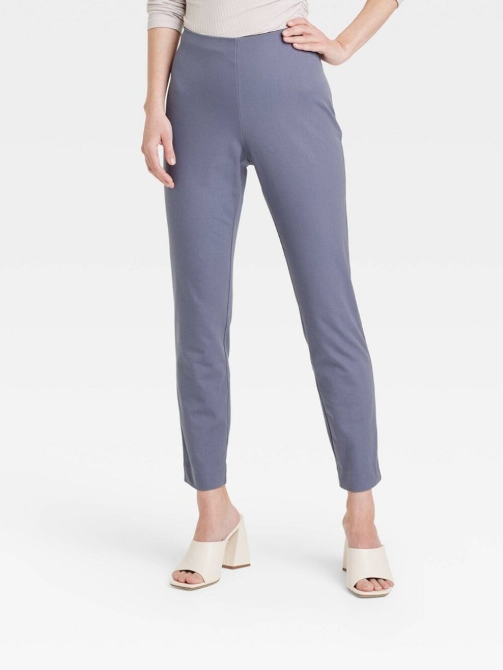 NWT A New Day High-Rise Slim Fit Ankle Pants Slate Blue Size 6